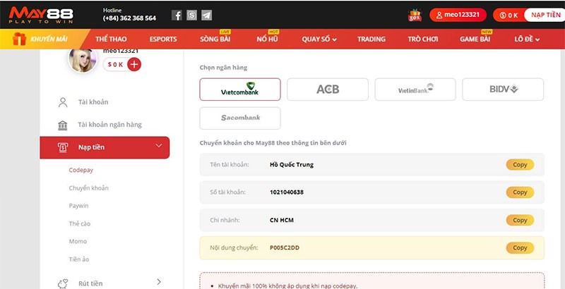 MAY88 - Địa chỉ cá cược trực tuyến uy tín, đẳng cấp hàng đầu Việt Nam