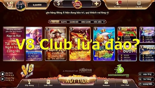 Cổng game V8 club hoàn toàn uy tín, hoạt động chuyên nghiệp